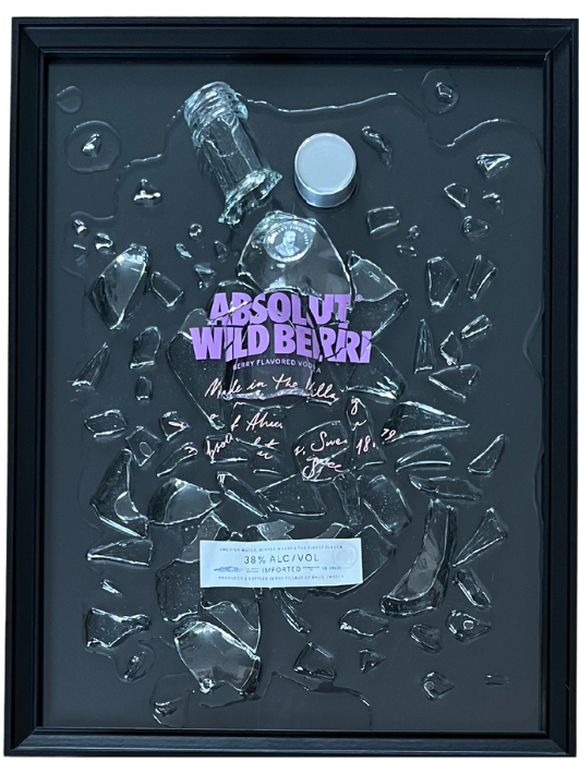 Violette Scherbenklänge - Aesthetica Artwork - Kunst kaufen in Chur, Schweiz